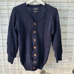 Howlin’ Will-O-The-Wisp Cardigan NAVY 100% pure wool, made in Scotland